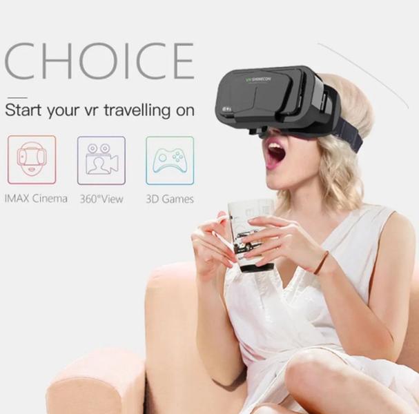 Imagem de Óculos Vr Box Com Controle Shinecon G10 Virtual Reality 3d