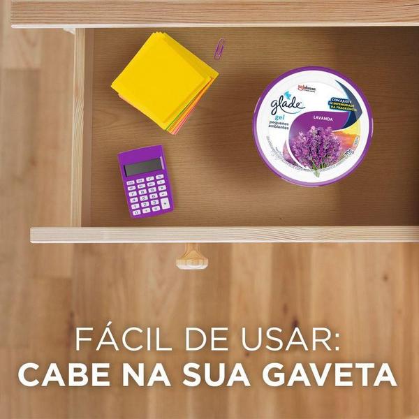 Imagem de Odorizador de Ambiente em Gel Glade Lavanda 70g