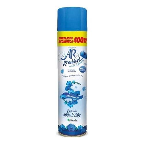 Imagem de Odorizador De Ambientes Aquamarine Ar Gradável Kit 2 de 400ml