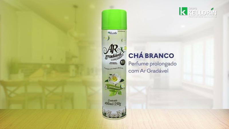 Imagem de Odorizador de Ambientes Ar Gradável Chá Branco 400ml Kelldrin