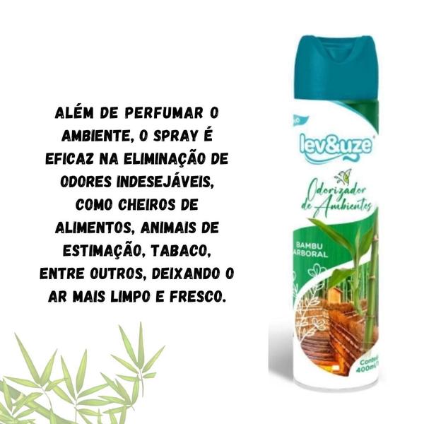 Imagem de Odorizador De Ambientes Bambu Arboral 180g/400ml Lev&uze