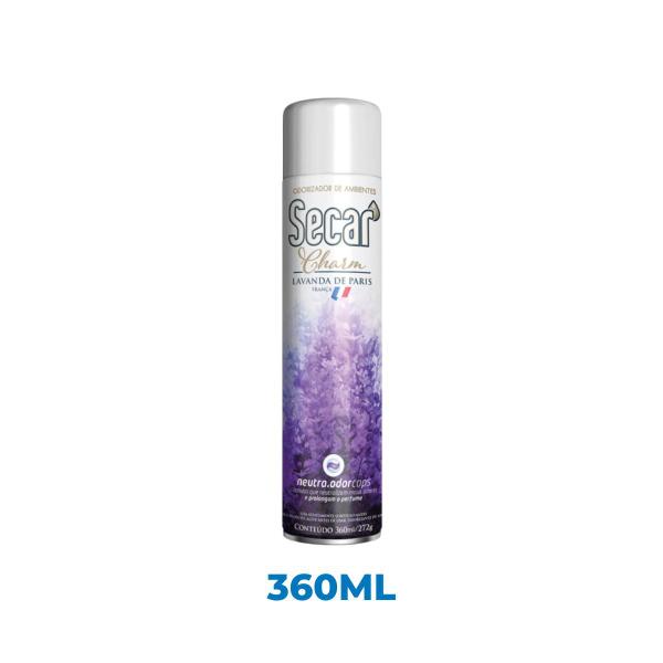 Imagem de Odorizador de Ambientes Secar Charm Lavanda de Paris 360ml