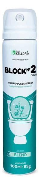 Imagem de Odorizador Sanitário Block N2 Aroma Blend 100ml Kelldrin