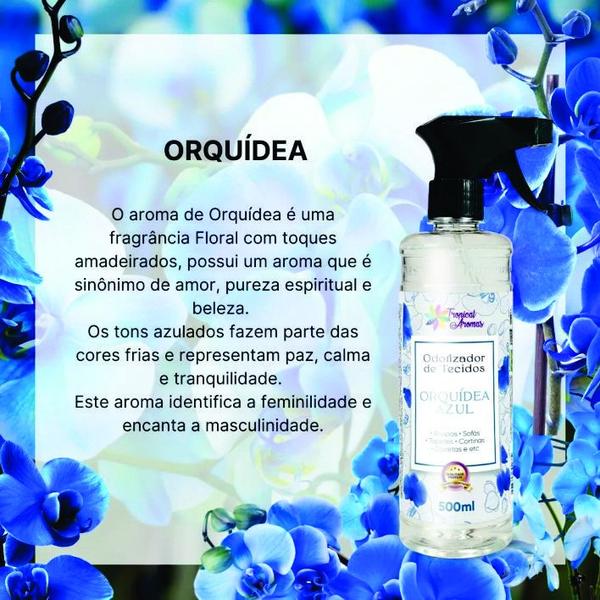 Imagem de Odorizador tecidos spray 500ml tropical aromas orquídea