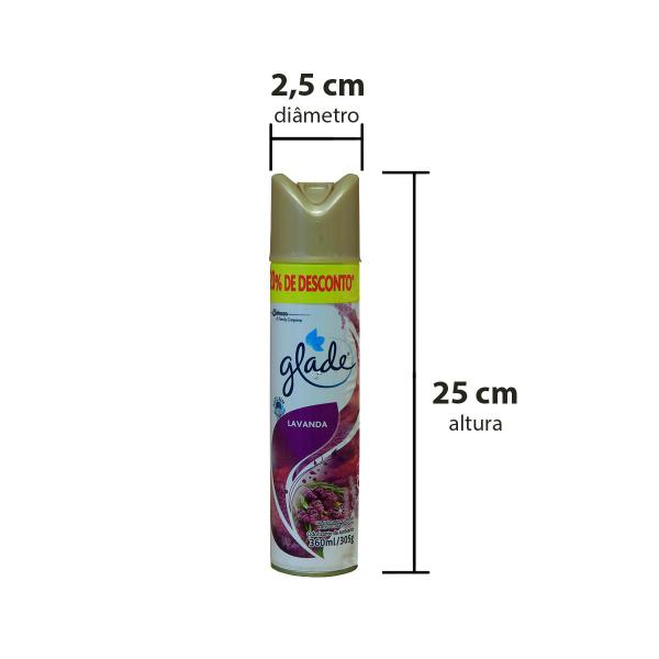 Odorizante Aerosol Lavanda 360 Ml Glade Imagem de Odorizante Aerosol Lavanda 360 Ml Glade