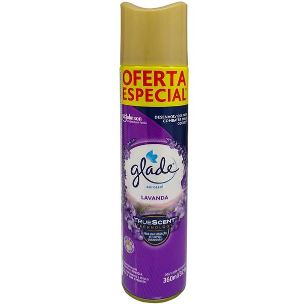 Odorizante Aerosol Lavanda 360 Ml Glade Imagem de Odorizante Aerosol Lavanda 360 Ml Glade
