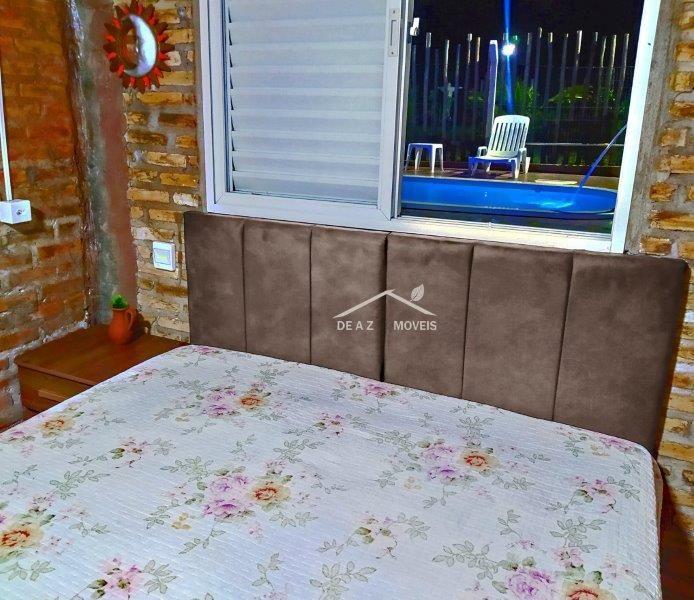 Imagem de Oferta De Cabeceira P/ Cama Box 140cm Modelo Veludo