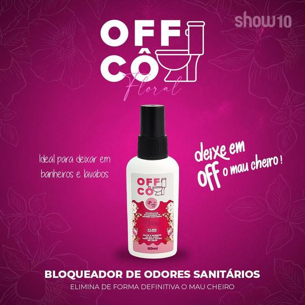 Imagem de Offcô Floral Bloqueador De Odores Sanitários 60Ml