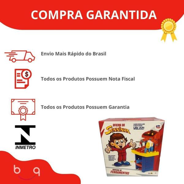 Imagem de Oficina senninha infantil  ferramentas e carrinho de corrida - Pakiplast