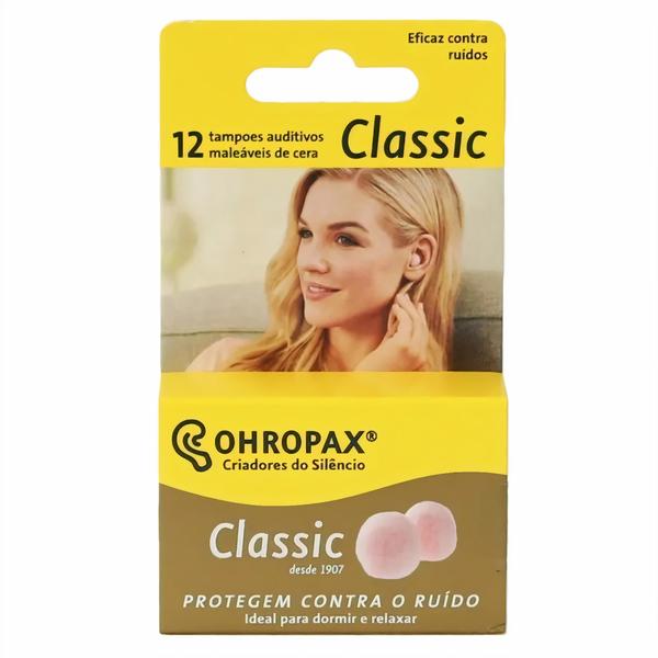 Imagem de Ohropax Classic Tampões de Ouvido 12 Unidades 22dB - 6 Pares