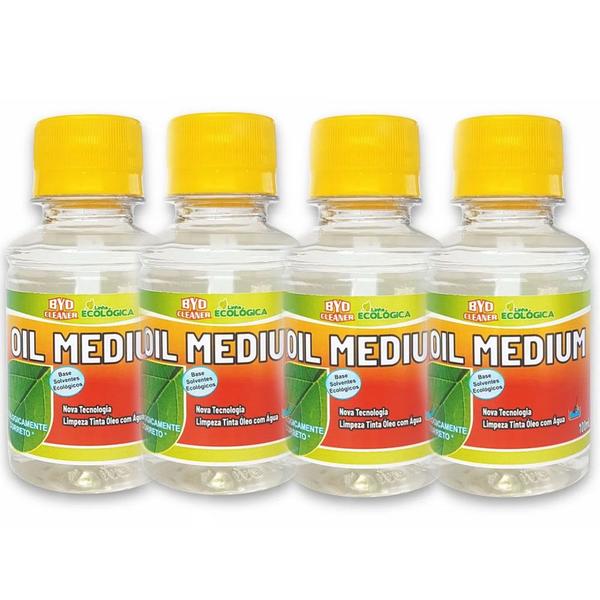 Oil Medium Byo Cleaner 100ml Linha Ecológica Kit C/4 Imagem de Oil Medium Byo Cleaner 100ml Linha Ecológica Kit C/4