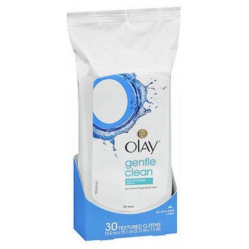 Imagem de Olay Wet Cleansing Cloths Sensitive Skin 30 cada por Olay (pacote com 4)