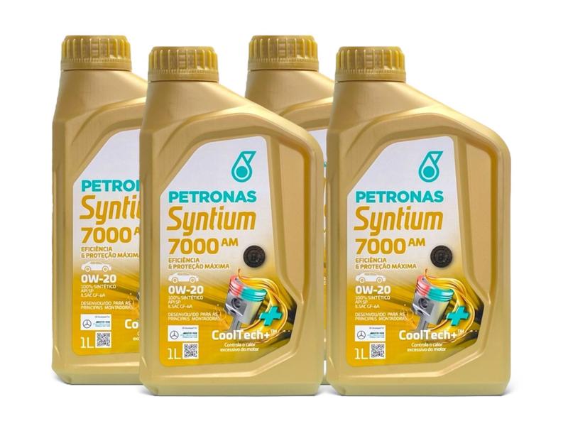 Óleo 0w20 Sintético Petronas Syntium 7000AM - 4 Litros