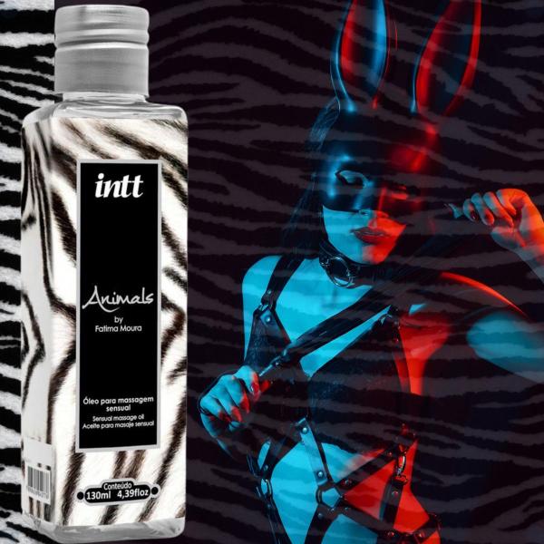 Imagem de Óleo Animals Massagem Corporal Sensual Relaxante Intt 130ml