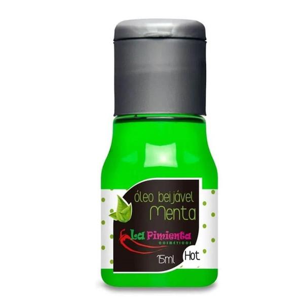 Imagem de Óleo Beijável Para Massagem Hot De Menta 15Ml La Pimienta