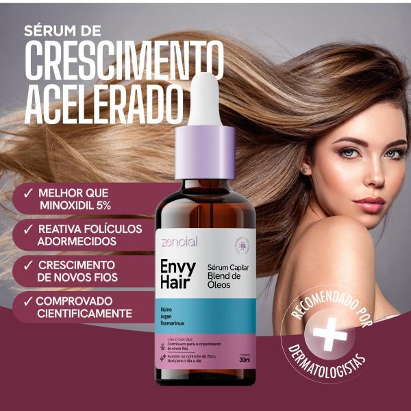 Oléo Capilar Envy Hair Sérum de Crescimento de cabelo - Cuidados