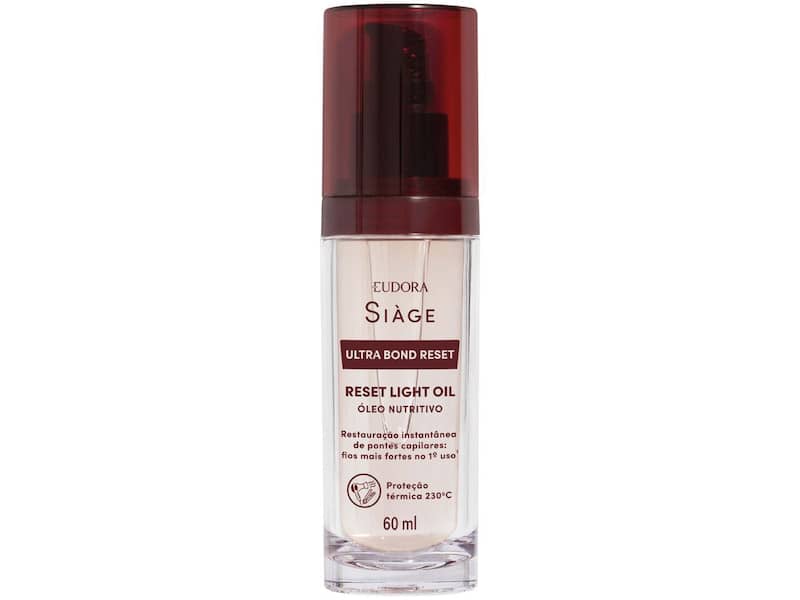 Óleo Capilar Eudora Siàge Ultra Bond Reset 60ml