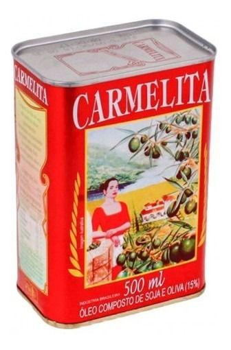 Imagem de Oleo Carmelita Composto Oliva Soja 500ml Lata