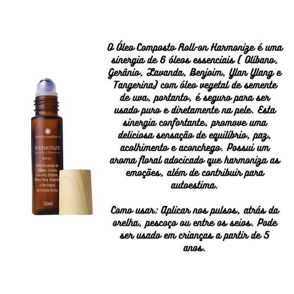 Imagem de Oleo Composto Roll-On Harmonize 10ml - Phytoterapica