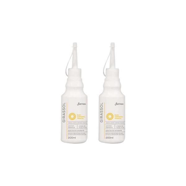 Imagem de Oleo Corporal Farmax 200Ml Corpo Giras Puro Aplic-Kit C/2Un