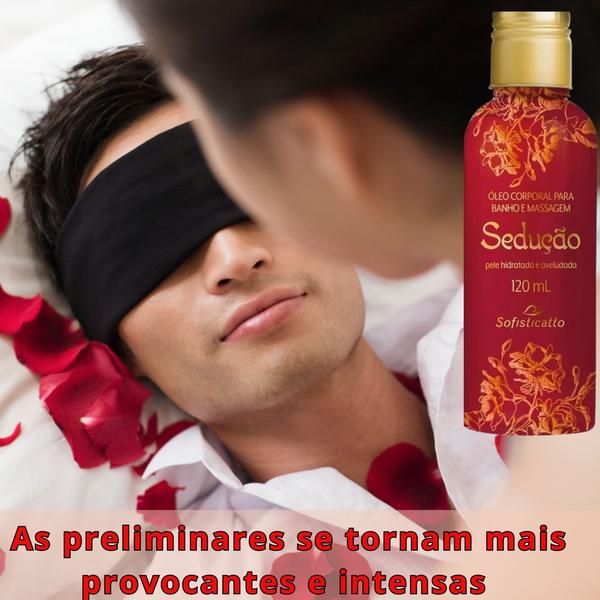 Imagem de Óleo Corporal Para Banho e Massagem Sedução - 2 Unidades