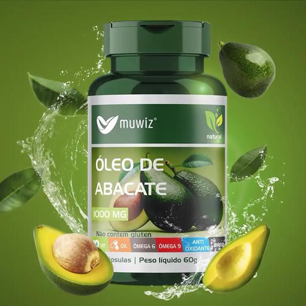 Imagem de Óleo De Abacate 1000Mg 60 Cápsula Muwiz