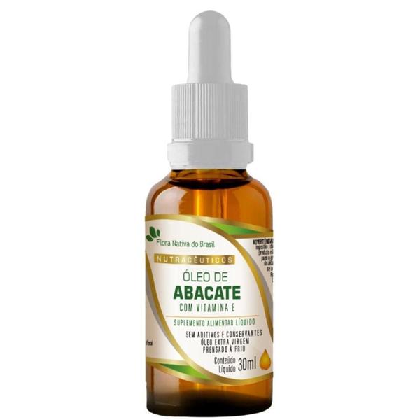 Imagem de Óleo De Abacate Com Vitamina E Em Gotas 30Ml - Flora Nativa