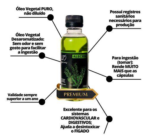 Imagem de Óleo De Alecrim Puro 100% Natural 120ml Lió