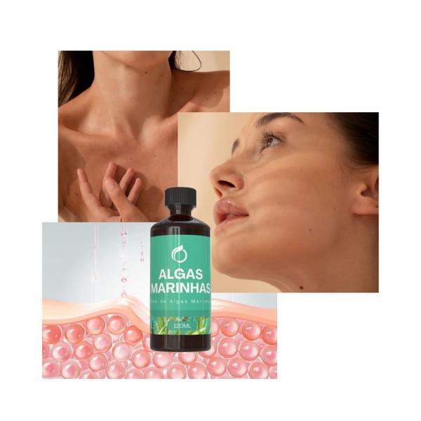 Óleo De Algas Marinhas Puro 120ml 100%natural Rico Vitaminas - Pura Óleos Imagem de Óleo De Algas Marinhas Puro 120ml 100%natural Rico Vitaminas