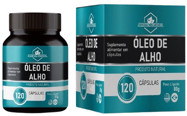 Imagem de Oleo De Alho 120 Capsulas 500mg