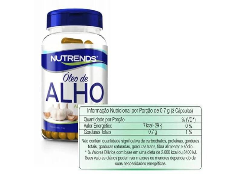 Imagem de Óleo de Alho 250mg Nutrends 60 Cápsulas