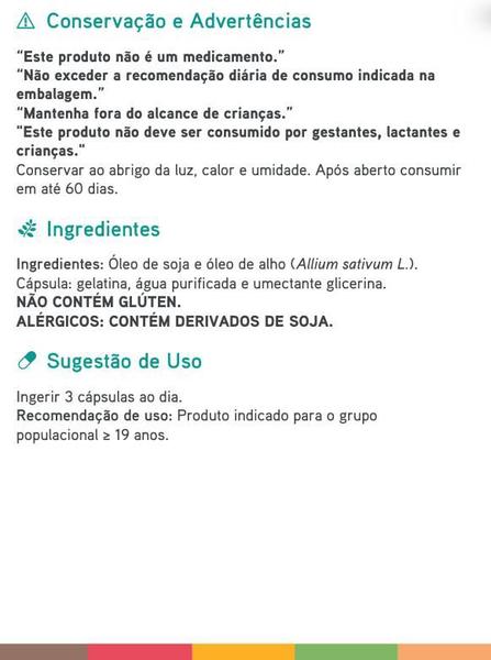 Óleo De Alho 500mg 60 Cáps Apisnutri - SV Imagem de Óleo De Alho 500mg 60 Cáps Apisnutri - SV