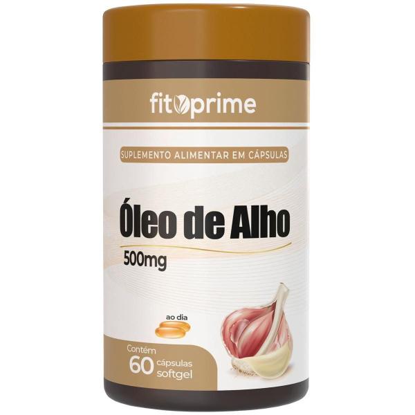 Óleo de Alho 60 Cápsulas 500mg Fitoprime Imagem de Óleo de Alho 60 Cápsulas 500mg Fitoprime