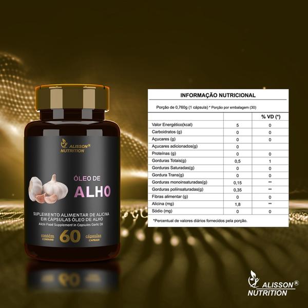 Imagem de Óleo de Alho Alicina 120 cápsulas softgels - Alisson Nutrition