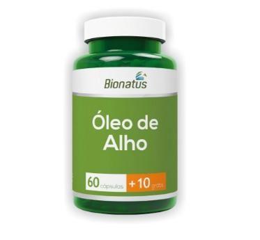 Óleo de Alho Bionatus 60 + 10 Cápsulas Imagem de Óleo de Alho Bionatus 60 + 10 Cápsulas
