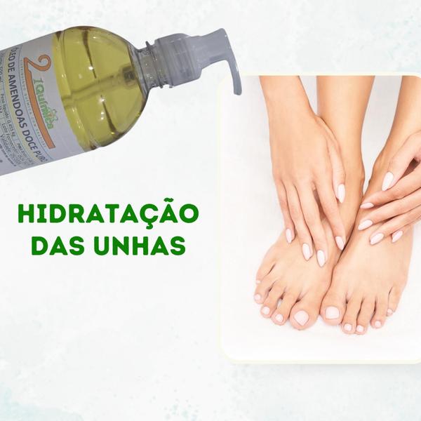 Imagem de Óleo De Amêndoas Doces 500ml Hidratação Profunda 100% Puro