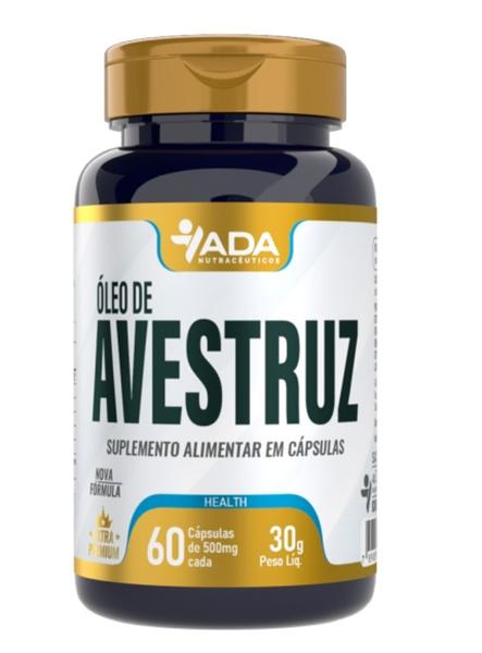 Imagem de Óleo de Avestruz ADA - 60 caps 500mg