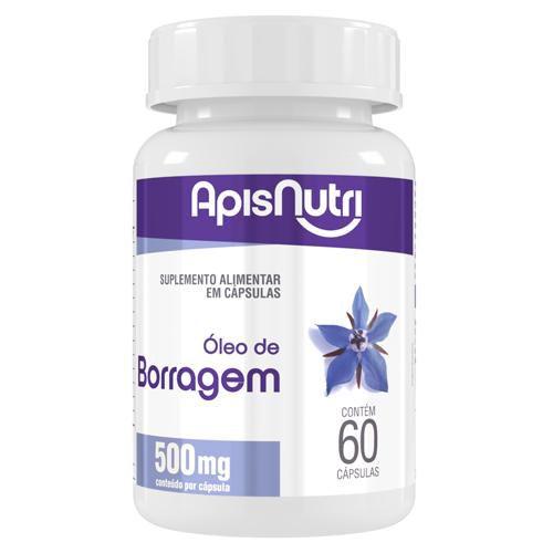 Imagem de Óleo de Borragem 500mg 60 Cáps - ApisNutri