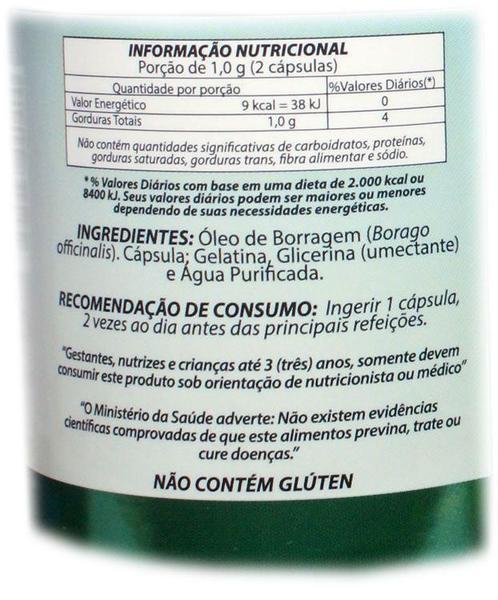 Imagem de Óleo De Borragem 60Cps 500Mg Duom