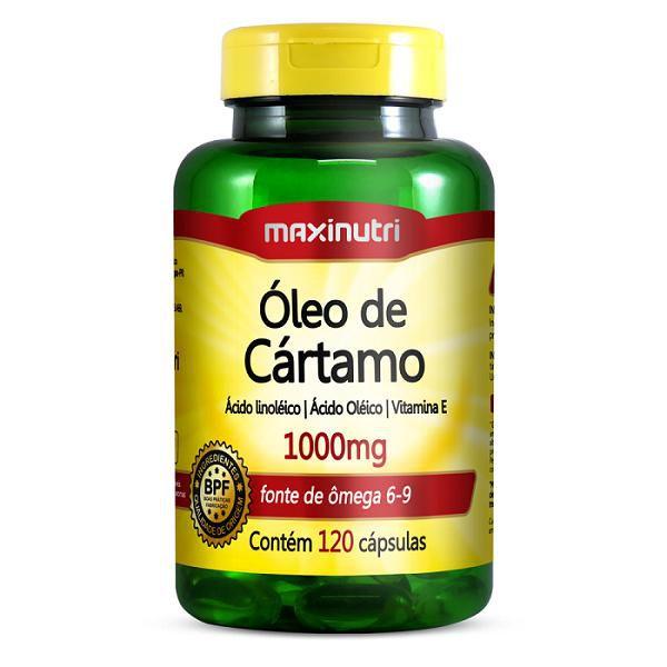 Imagem de Óleo de Cártamo 1000mg 120cps Maxinutri