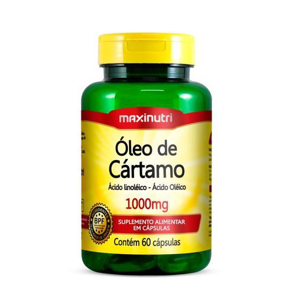 Imagem de Óleo De Cártamo 1000mg 60Cps - Maxinutri