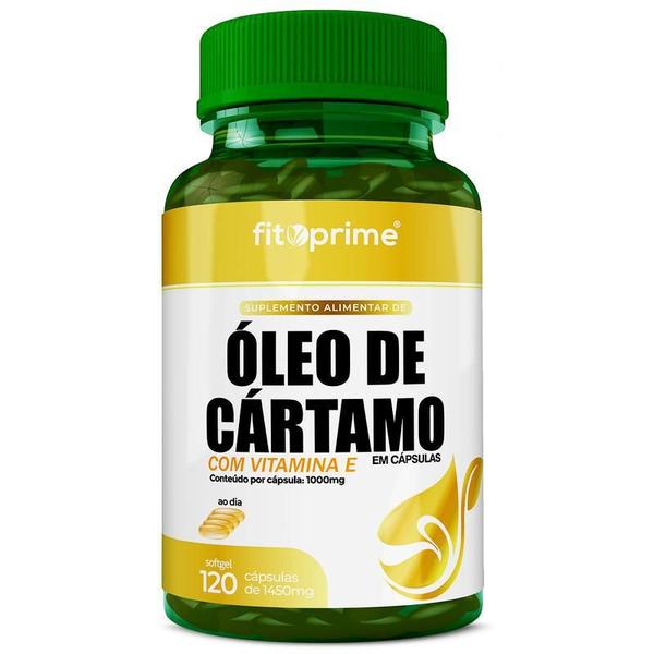 Imagem de Óleo De Cártamo Com Vit E 1000Mg 120Cps Fitoprime