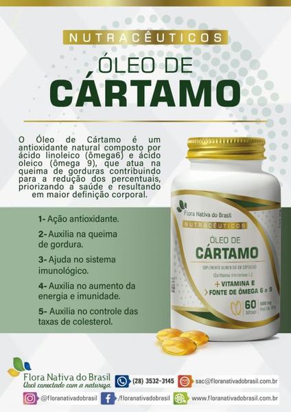 Imagem de OLEO DE CARTAMO FONTE DE VITAMINA E 1000mg 120 sofcaps