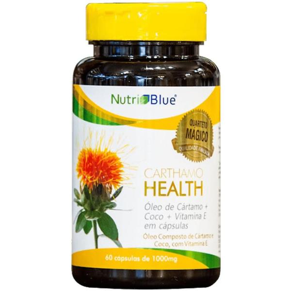 Imagem de Óleo de Cártamo, Vitamina E, Nutri Blue 60cps 1000mg