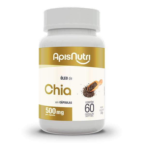 Imagem de Óleo de Chia 500mg 60 Cáps - ApisNutri