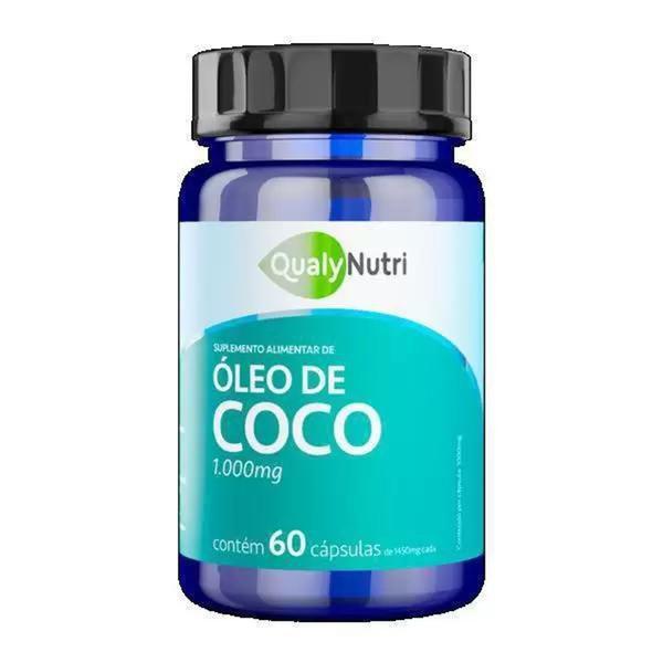 Imagem de Oleo de coco 1000mg c/60 caps qualynutri