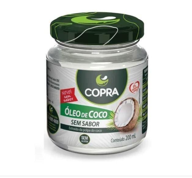 Imagem de Óleo De Coco Copra Sem Glúten E Sem Sabor 200Ml