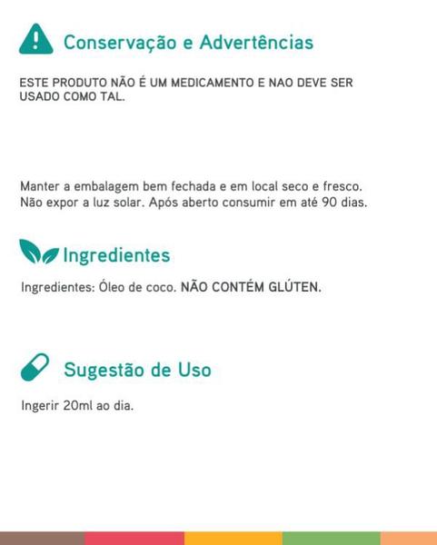 Imagem de Óleo de Coco Extra Virgem 500ml Apisnutri - SV