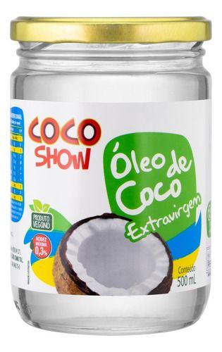 Imagem de Óleo De Coco Extra Virgem Coco Show Vidro 500ml