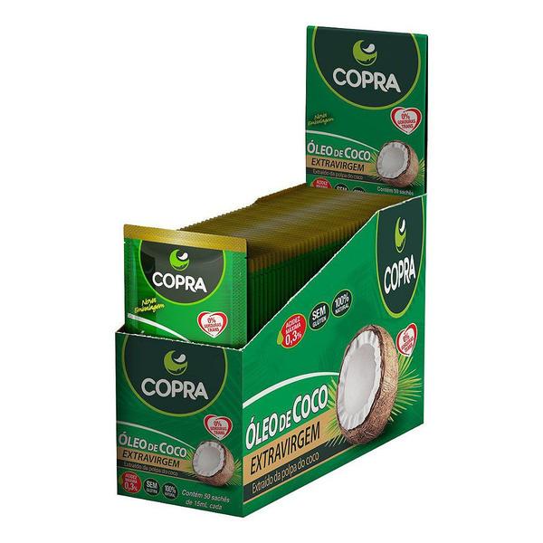 Imagem de Óleo de Coco Extra Virgem em sachê (40x 15ml) - Copra